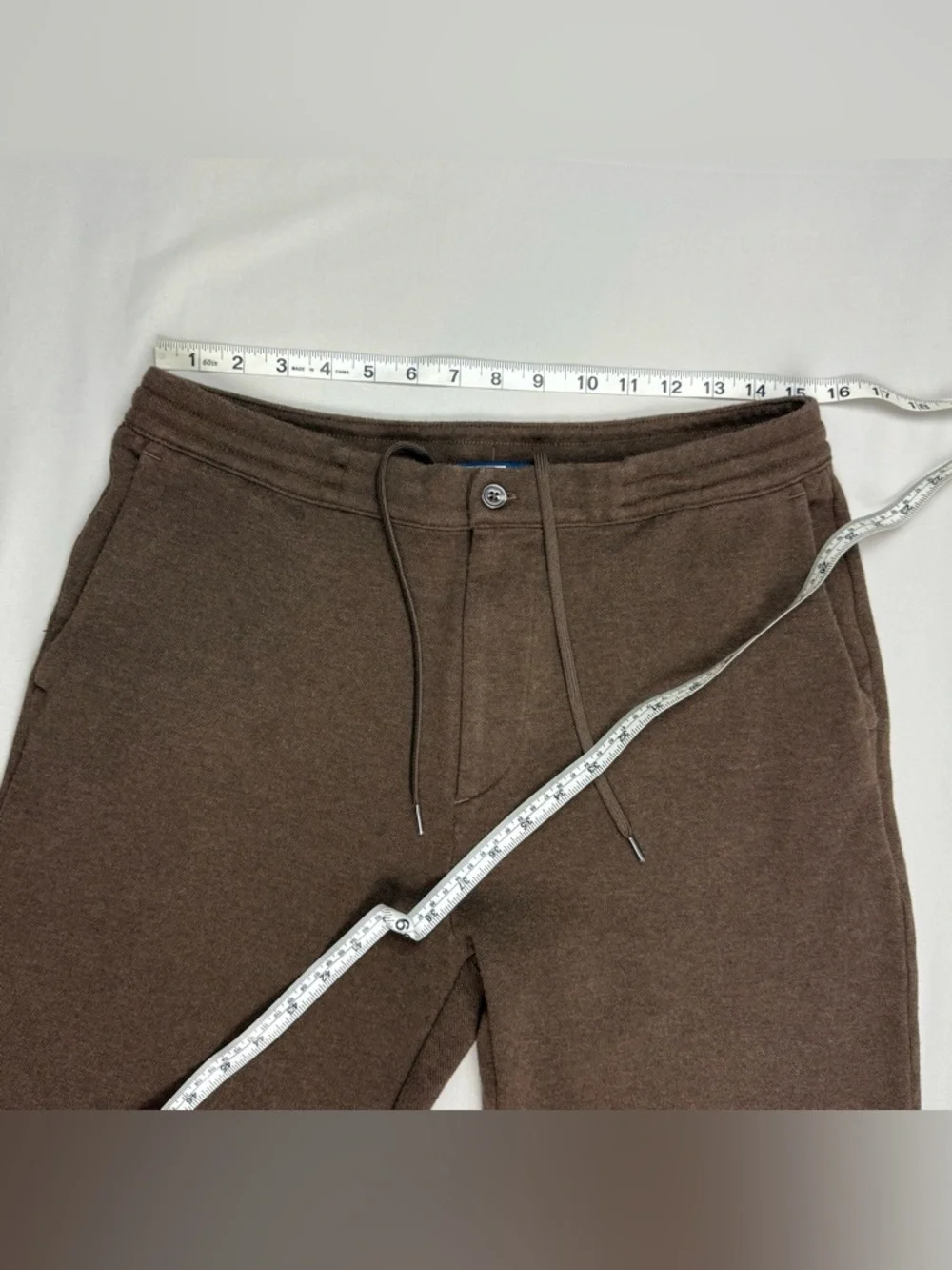 Polo Ralph Lauren Mens Textured Jogger Sweatpants Sz Medium Brown A9 - Picture 7 of 8